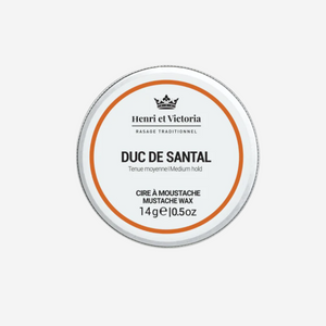 HENRI ET VICTORIA - mustache wax duc de santal - 14g