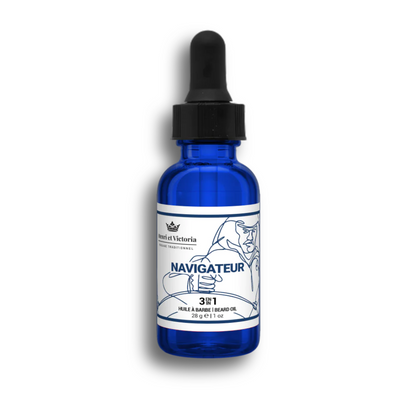 HENRI ET VICTORIA - huile de pré-rasage navigateur - 28 ml