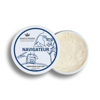 HENRI ET VICTORIA - savon à raser navigateur - 114 g