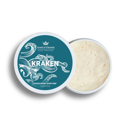 HENRI ET VICTORIA - savon à raser kraken - 114 g